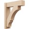 Ekena Millwork 6-in W x 20-in D x 24-in H Balboa Block Rough Cedar Woodgrain TimberThane Outlooker, Primed Tan OUTUR060X20X24BOA44RCPR - alternate 1